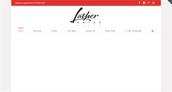 Desktop Screenshot of lathersalonaspen.com